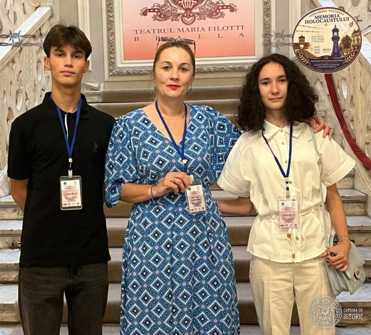 Elevi din Târgu Jiu participând la concursul Memoria Holocaustului