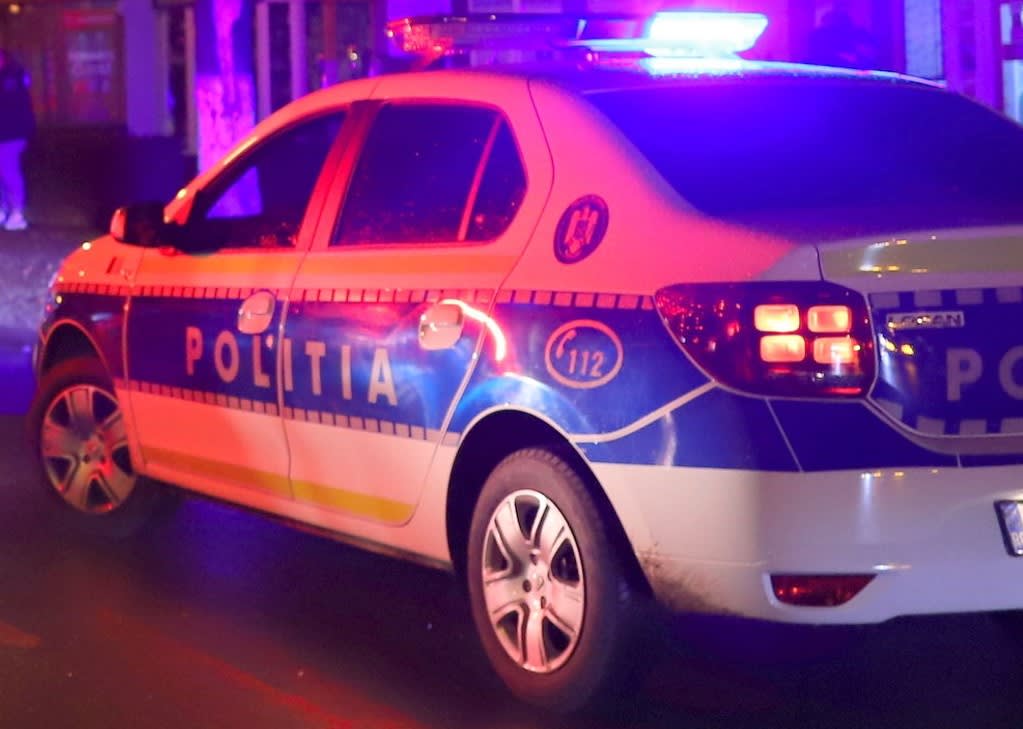 Polițiști în control rutier pe DN 67 în comuna Bunești Polițiști în control rutier pe DN 67 în comuna Bunești