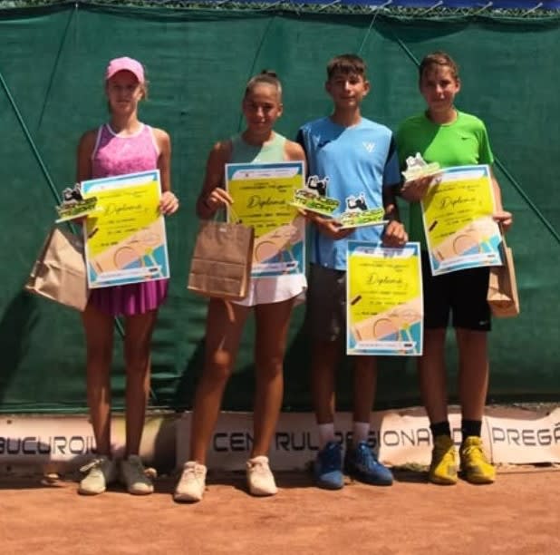 Finala de tenis U16 la Junior Vrancea Trophy din Focșani