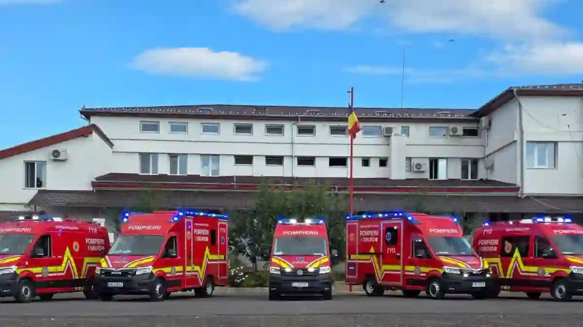 Ambulanțe moderne livrate la ISU Alba pentru intervenții rapide