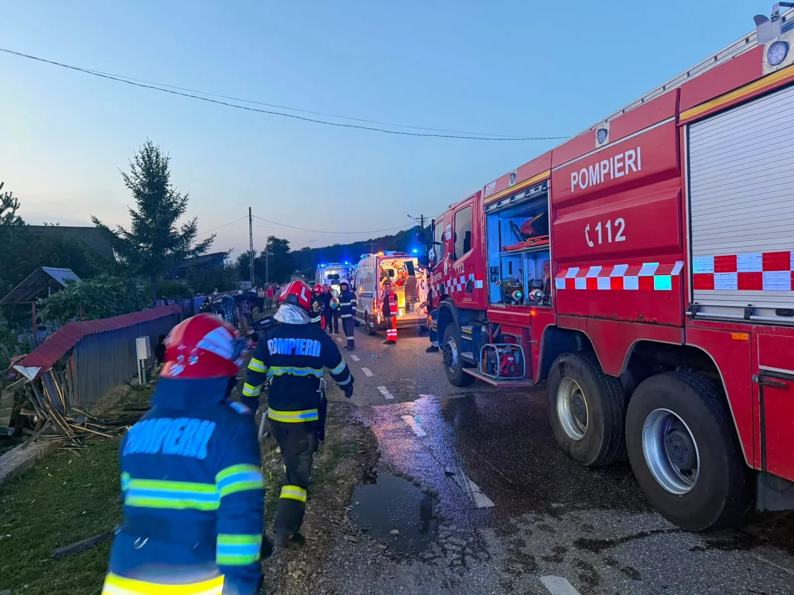 Accident rutier pe DN11 la Sănduleni Accident rutier pe DN11 la Sănduleni