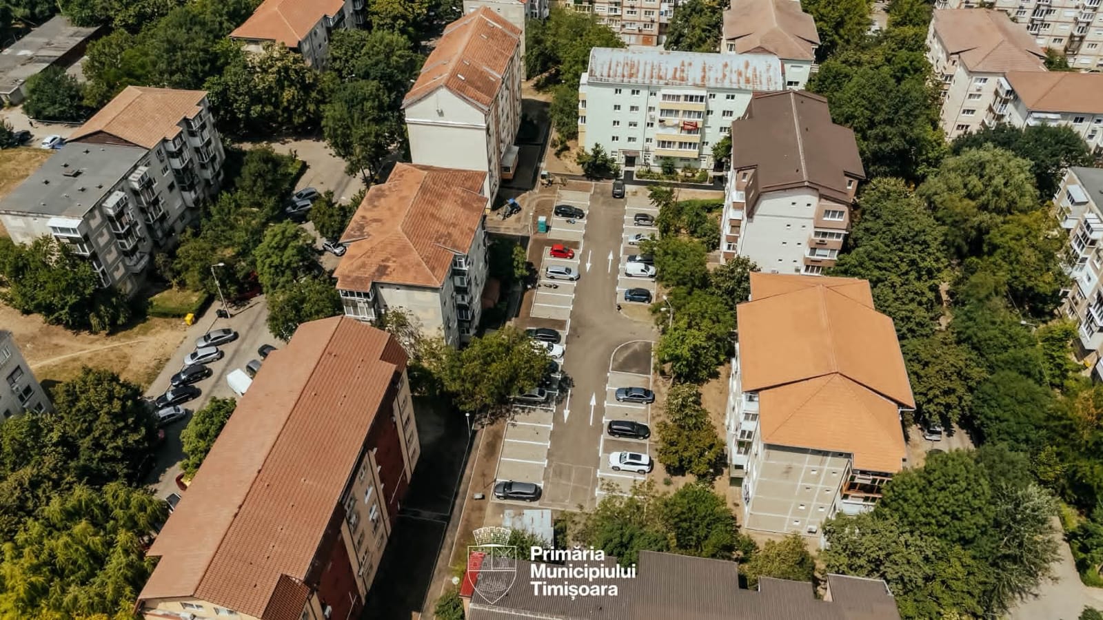 Lucrări de amenajare a locurilor de parcare în zona Lipovei, Timișoara