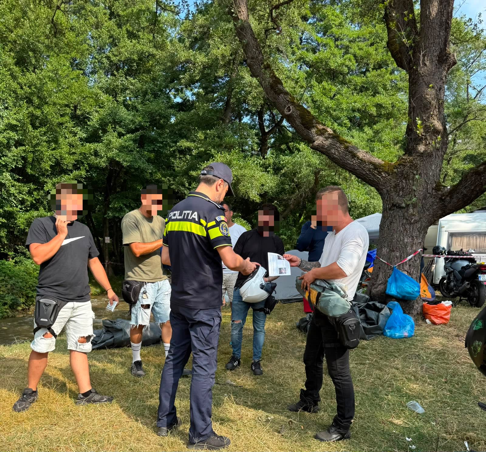 Polițiști în acțiune la festivalul Ride the Vibe din Costești