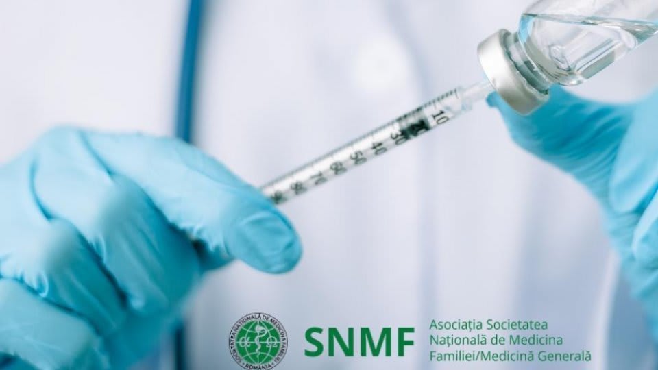 Copii vaccinați în cabinet medical din România