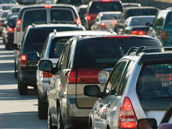 coloane de mașini pe autostrada A1 în zona Margina coloane de mașini pe autostrada A1 în zona Margina