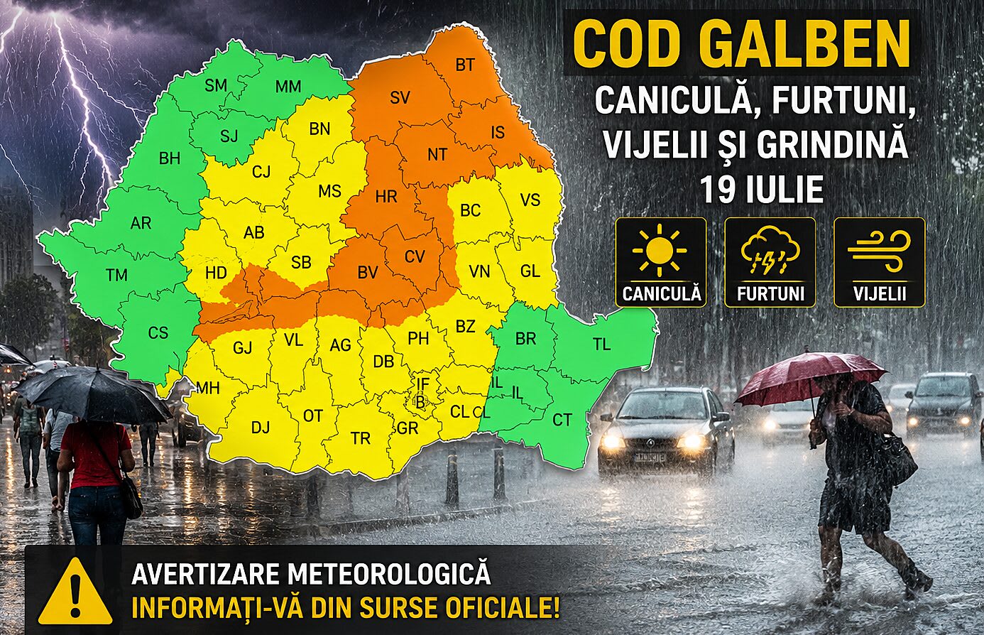 Fenomene meteo extreme în Vaslui: soare, ploaie și vijelie Fenomene meteo extreme în Vaslui: soare, ploaie și vijelie
