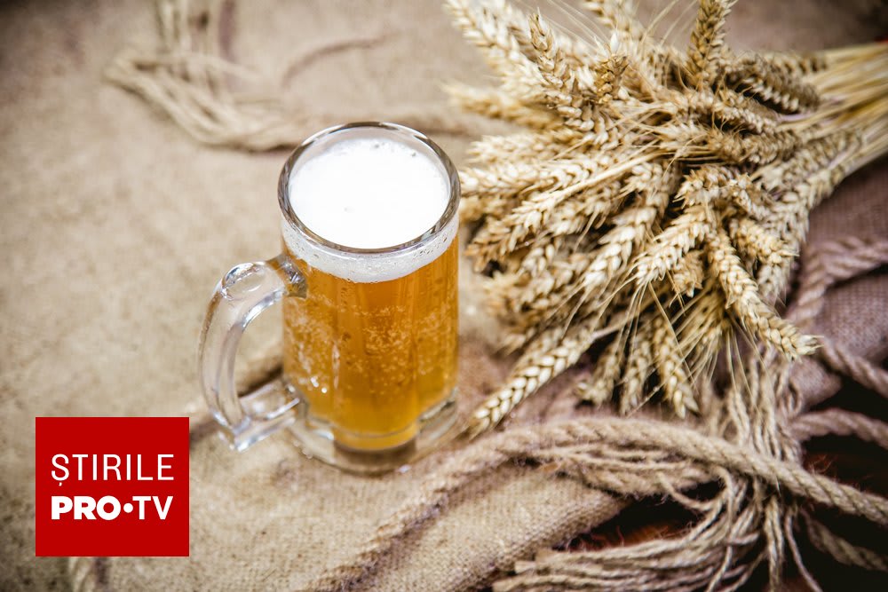 Băutură răcoritoare bere fără alcool în sticlă, fabrică de bere în fundal Băutură răcoritoare bere fără alcool în sticlă, fabrică de bere în fundal