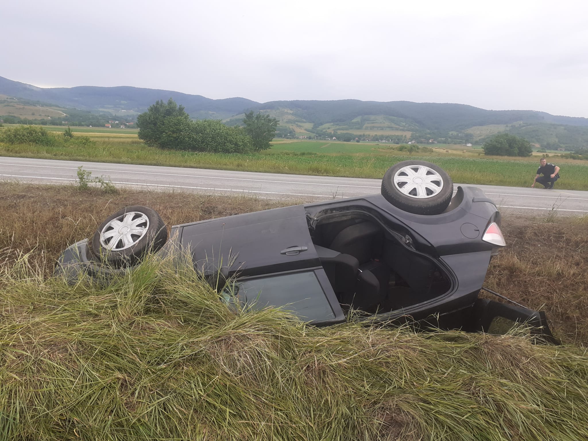 Accident autoturism Capu Campului