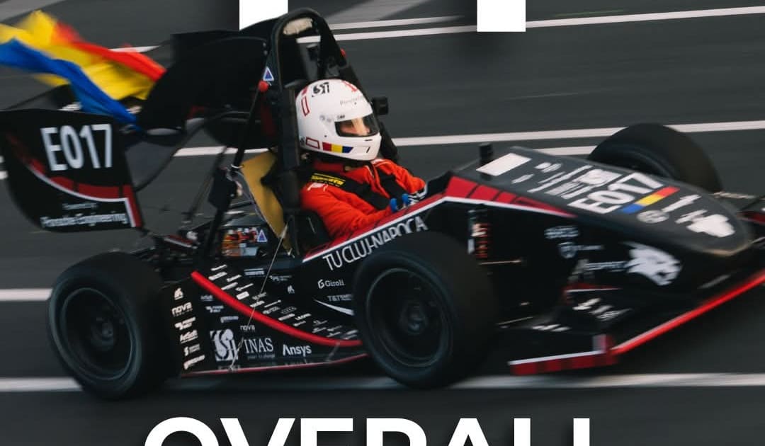 Echipa de studenți UTCN în timpul competiției Formula Student Balkans 2026