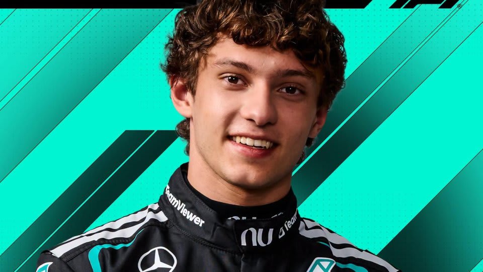 Kimi Antonelli câștigând Marele Premiu al Belgiei în Formula 1