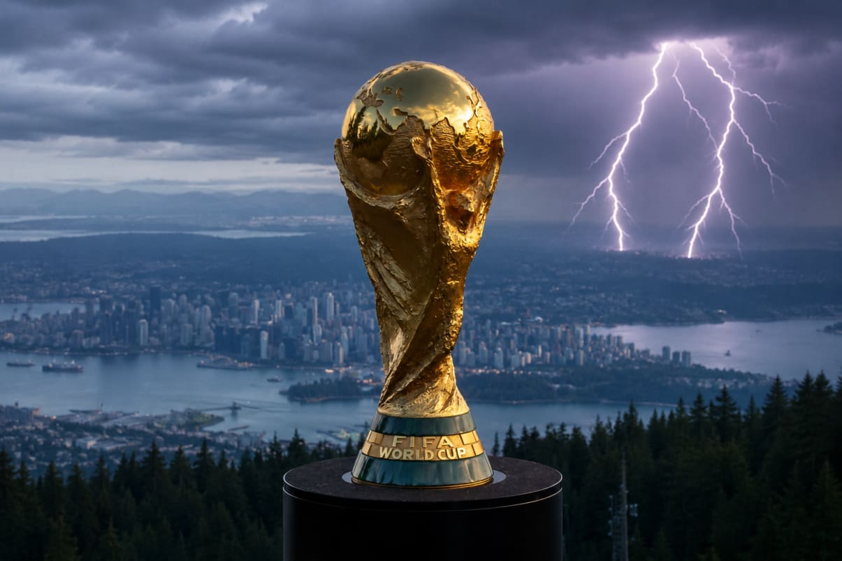 Trofeul Cupei Mondiale 2026 și echipa câștigătoare