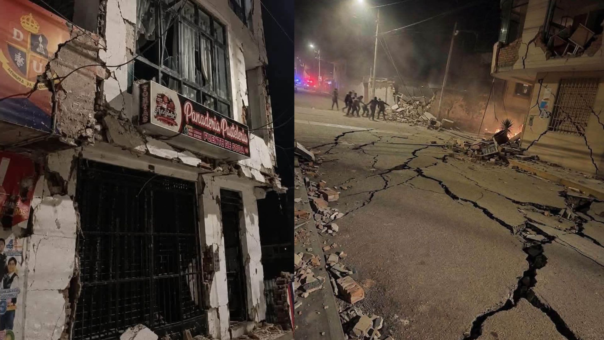 Cutremur în Peru, clădiri afectate
