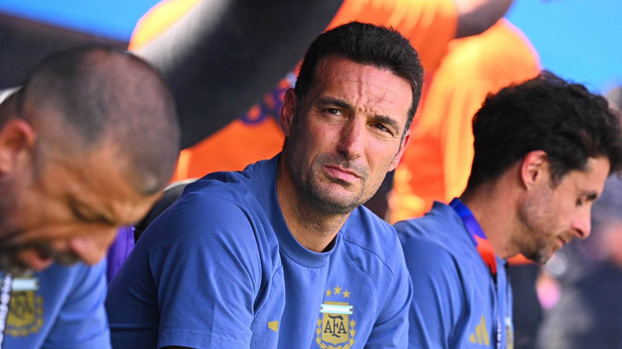 Lionel Scaloni în conferință de presă, lacrimi pe obraz