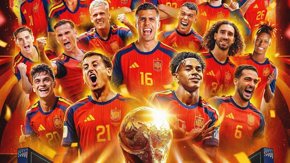 Ferran Torres marcând golul victoriei pentru Spania în finala Cupei Mondiale 2026