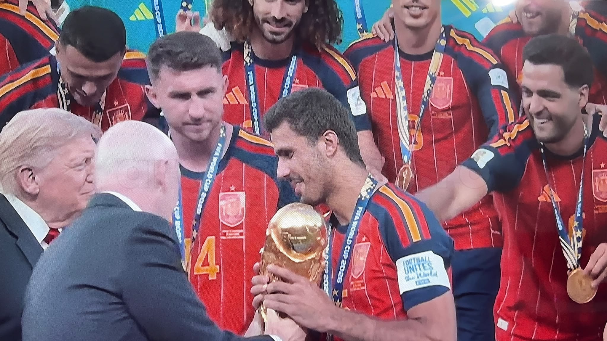 Ferran Torres marcând golul victoriei pentru Spania în finala CM 2026 Ferran Torres marcând golul victoriei pentru Spania în finala CM 2026