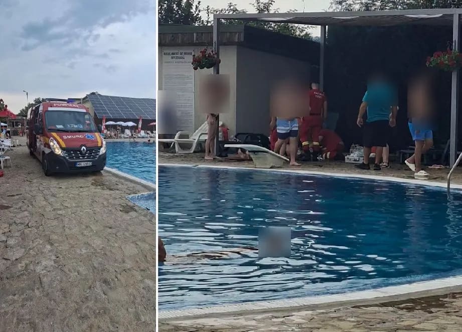 Tragedie la piscina din Cleja, județul Bacău