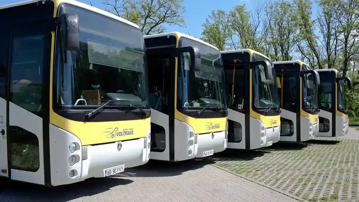 Autobuz de transport public în Sebeș, România Autobuz de transport public în Sebeș, România