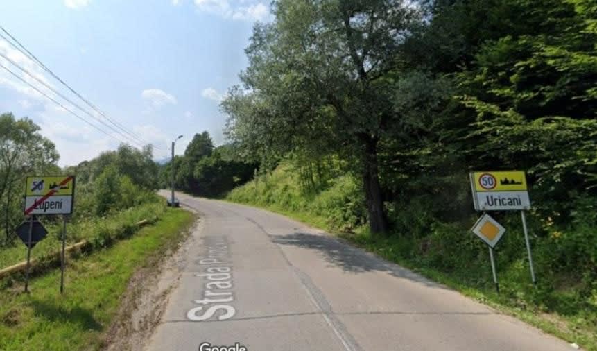 Lucrări de asfaltare pe DN 66A în zona Câmpu lui Neag, Hunedoara