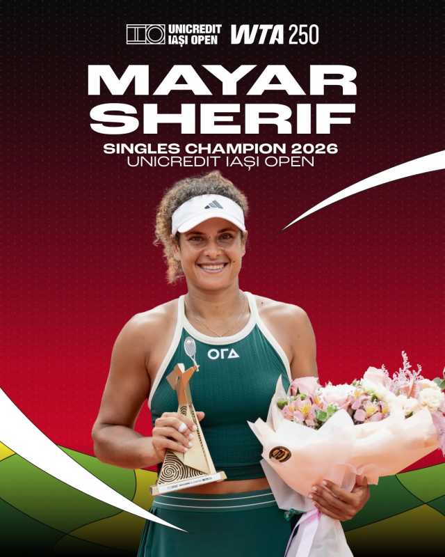 Mayar Sherif sărbătorește victoria la turneul Iași Open Mayar Sherif sărbătorește victoria la turneul Iași Open