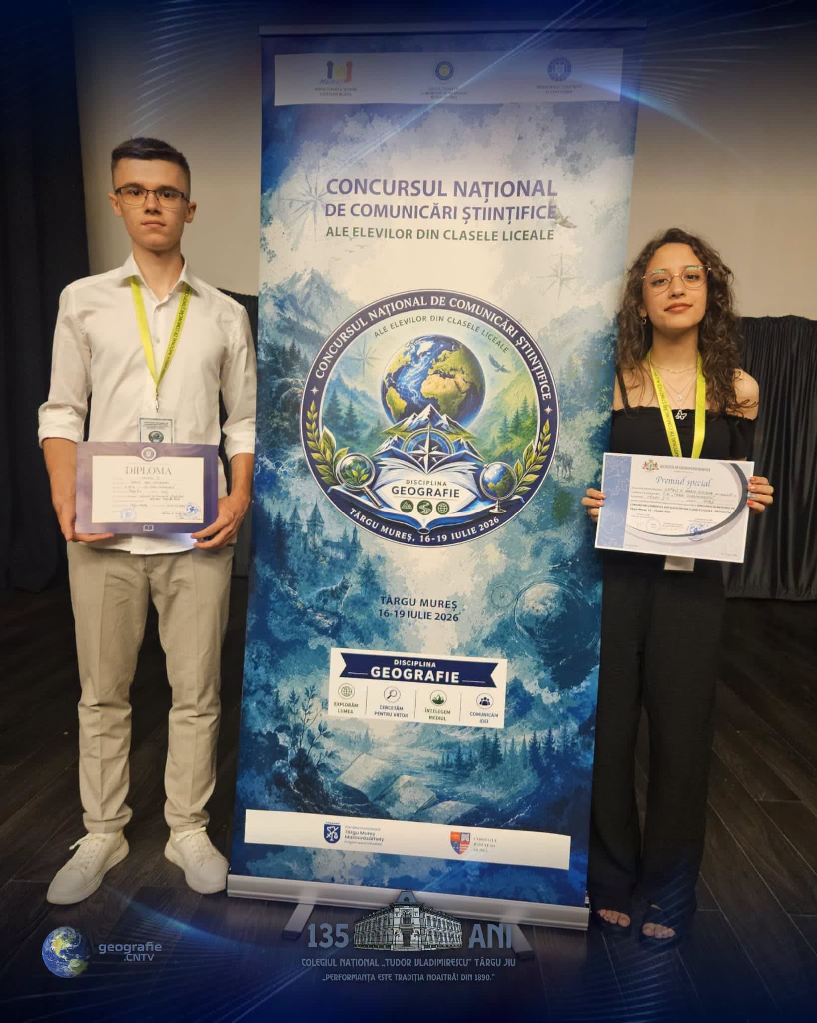 Elevi premiati la concursul de geografie din Târgu Mureș
