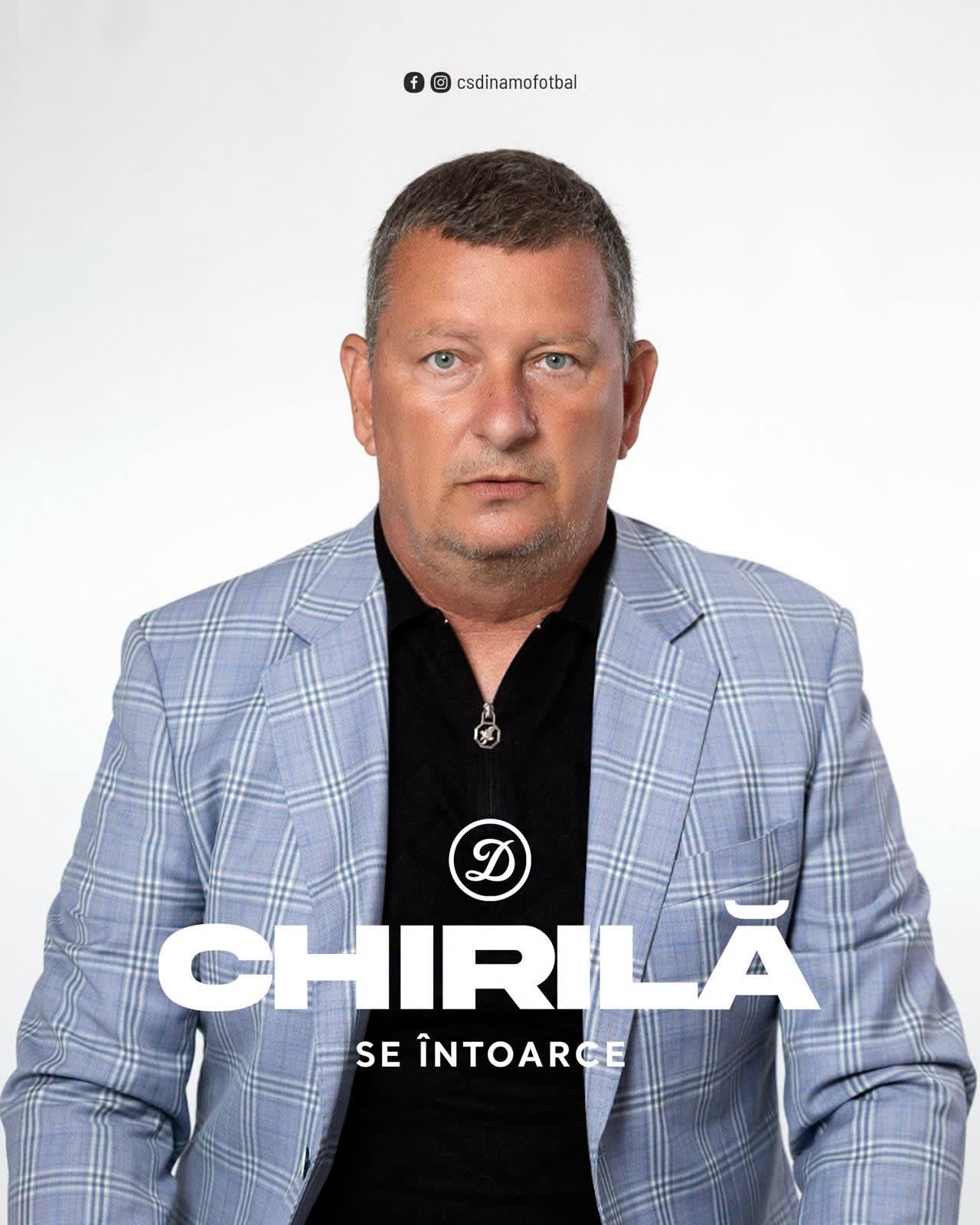 Ionuț Chirilă în timpul antrenamentului la CS Dinamo