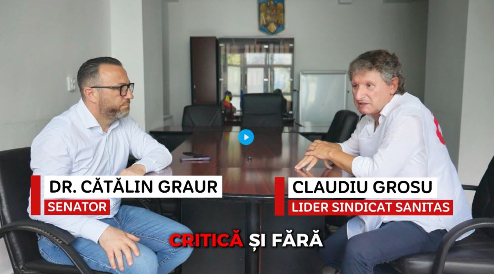 Senatorul Cătălin Graur în discuție cu liderul Sanitas Vrancea despre legea salarizării Senatorul Cătălin Graur în discuție cu liderul Sanitas Vrancea despre legea salarizării