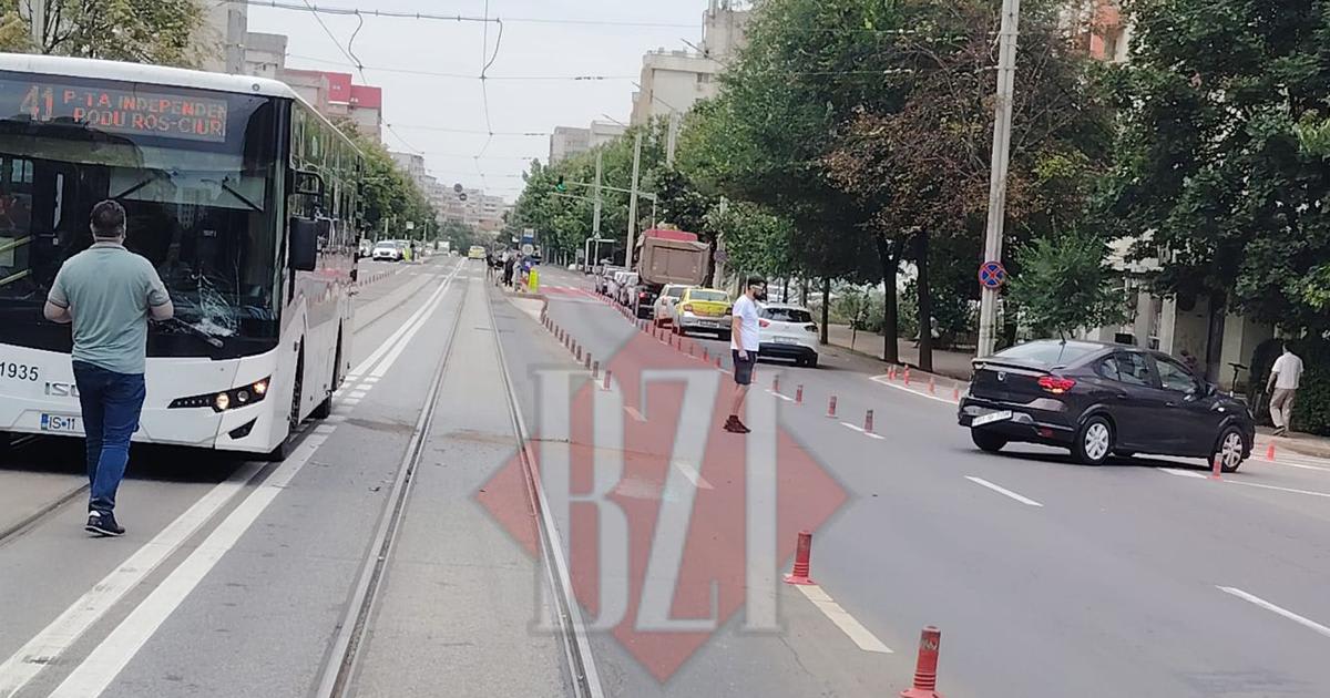 Accidente autobuze CTP Iași pe șoseaua Nicolina