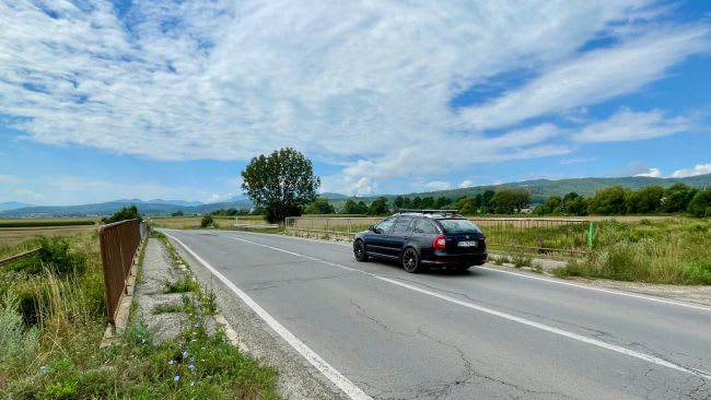Pod reabilitat peste pârâul Vulcănița între Codlea și Vulcan