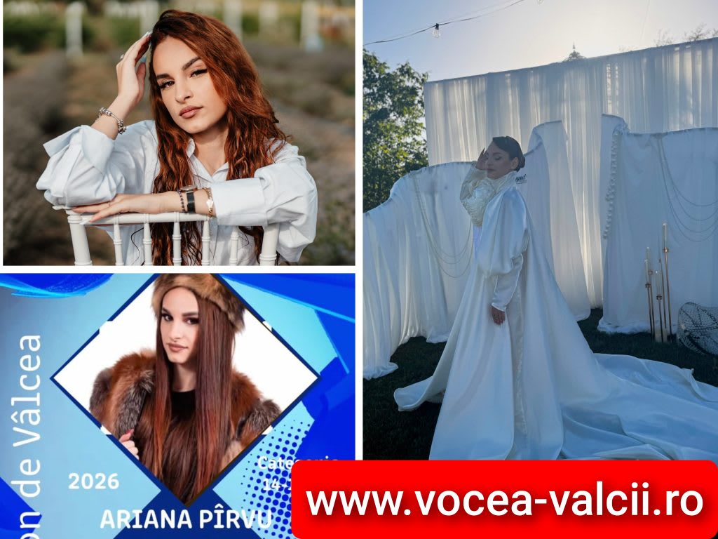 Tânără model româncă în defilare pe scenă internațională