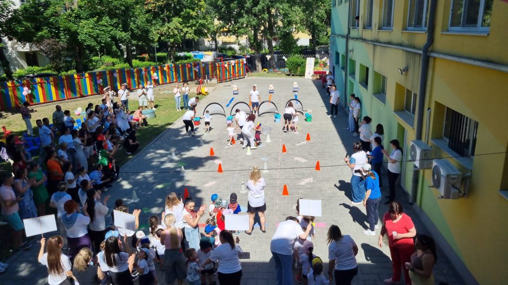 Clădirea modernizată a grădiniței nr. 6 din Constanța