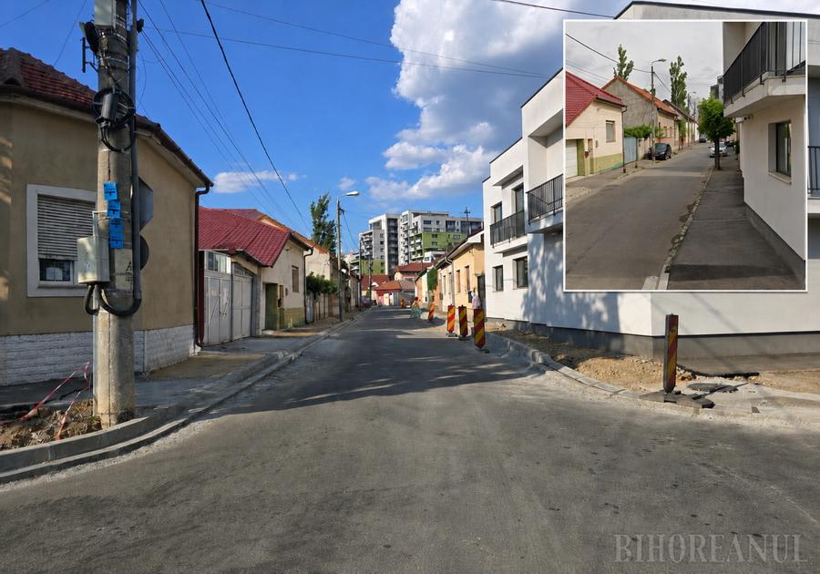 Reparații și crăpături pe strada Constantin Tănase din Oradea Reparații și crăpături pe strada Constantin Tănase din Oradea