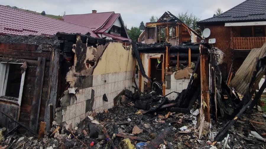 Incendiu la o gospodărie din Argel Incendiu la o gospodărie din Argel
