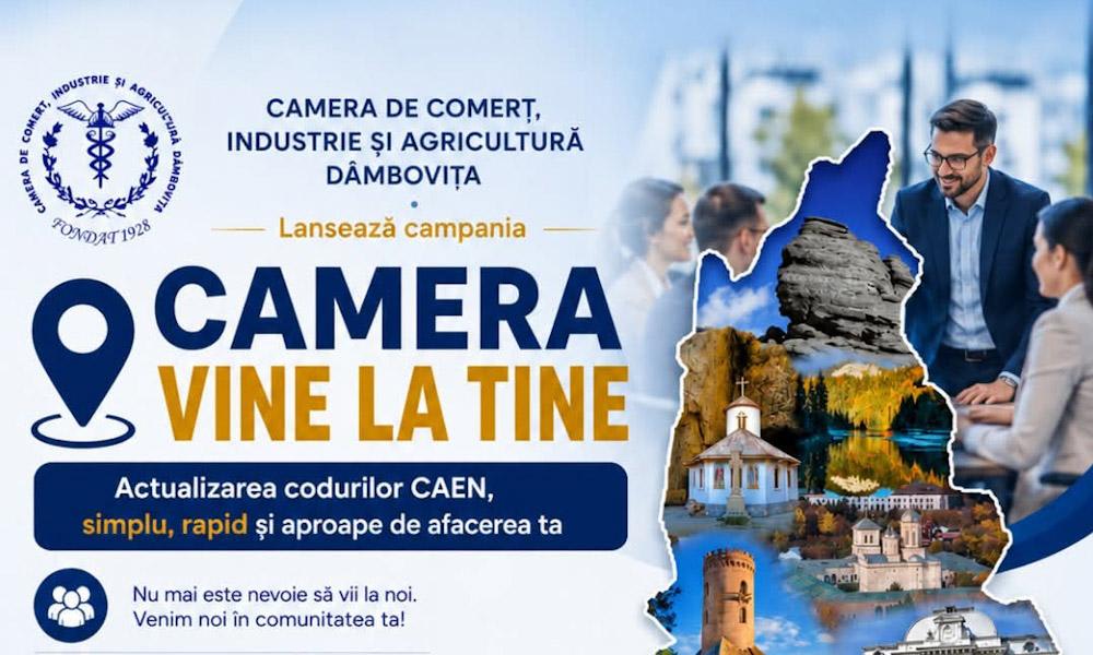 Reprezentanți ai Camerei de Comerț Dâmbovița în întâlnire cu antreprenori