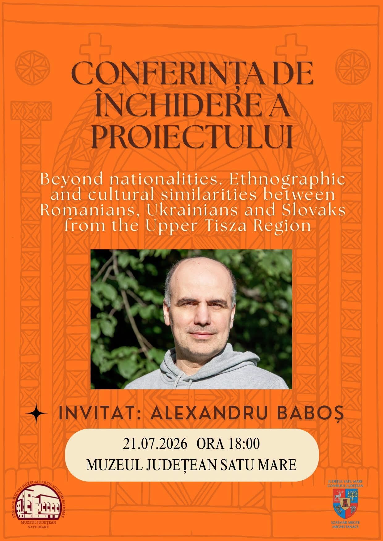 Sala de conferințe a Muzeului Județean Satu Mare, participanți la eveniment Sala de conferințe a Muzeului Județean Satu Mare, participanți la eveniment