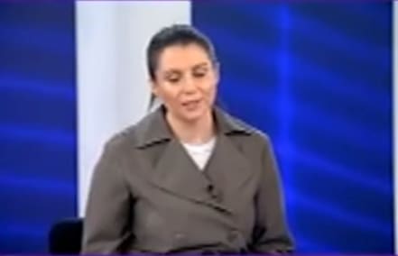 Gabriela Horga în discurs politic, sala parlamentului