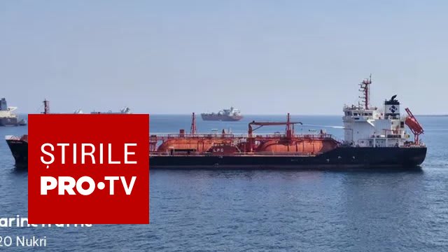 Nava Gaz Lisbon în flăcări, drone lovind vaporul, salvare maritimă în Marea Neagră