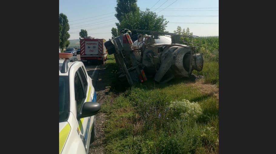 Accident autobetonieră Girov