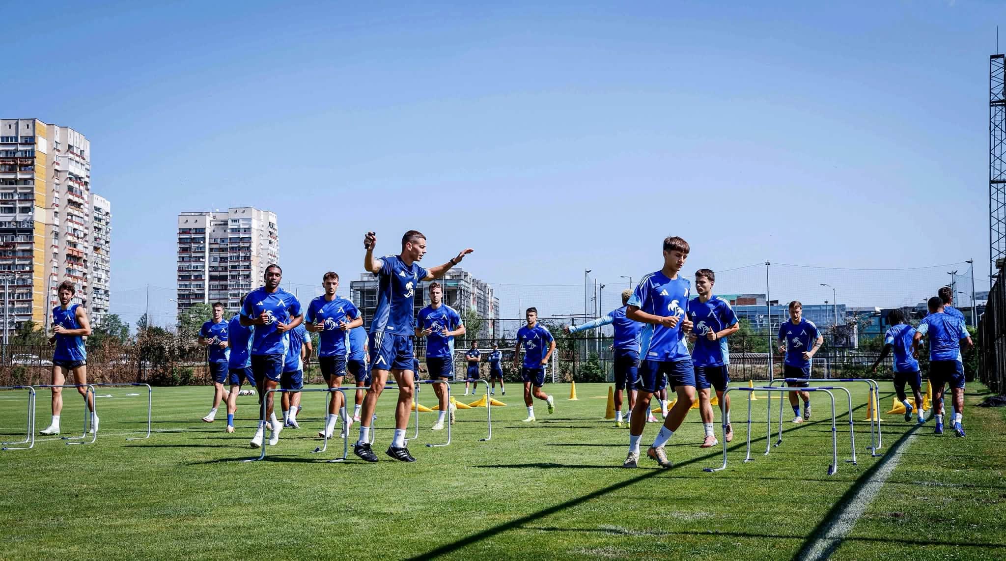 Levski Sofia team training session
