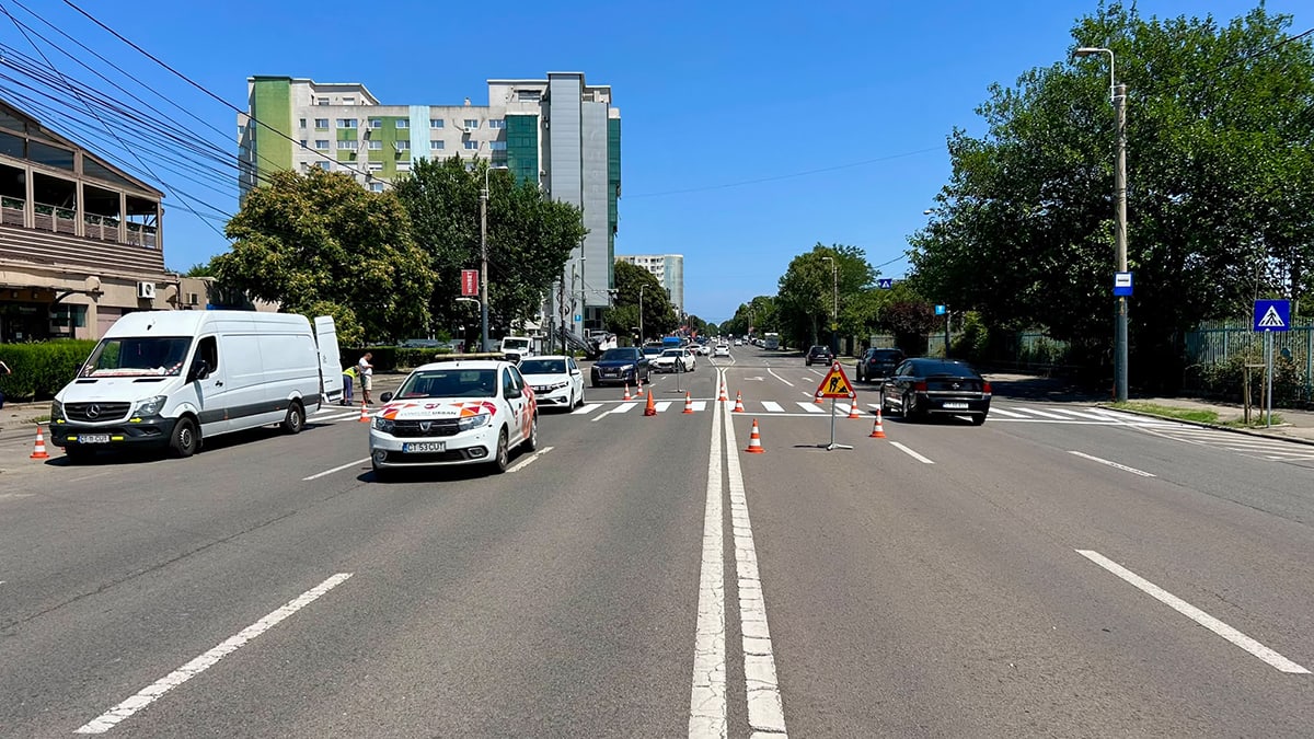 Trecere de pietoni relocată pe bulevardul I.C. Brătianu în Constanța