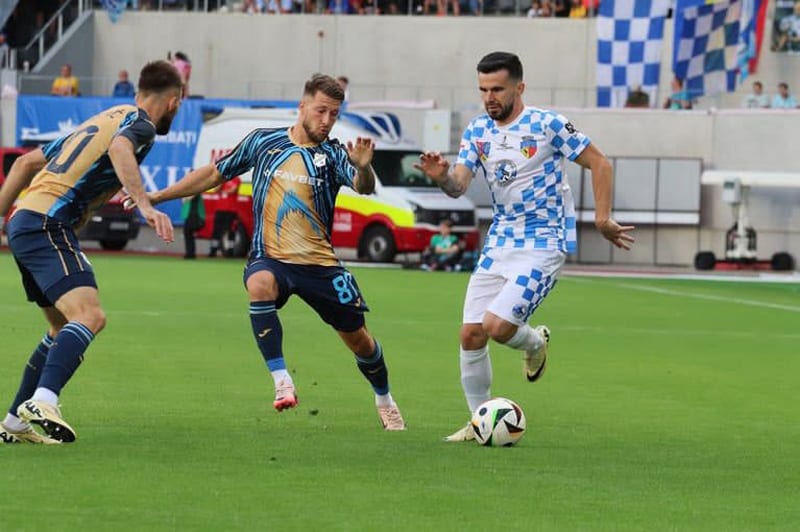 Nicolae Pîrvulescu în acțiune pe terenul de fotbal