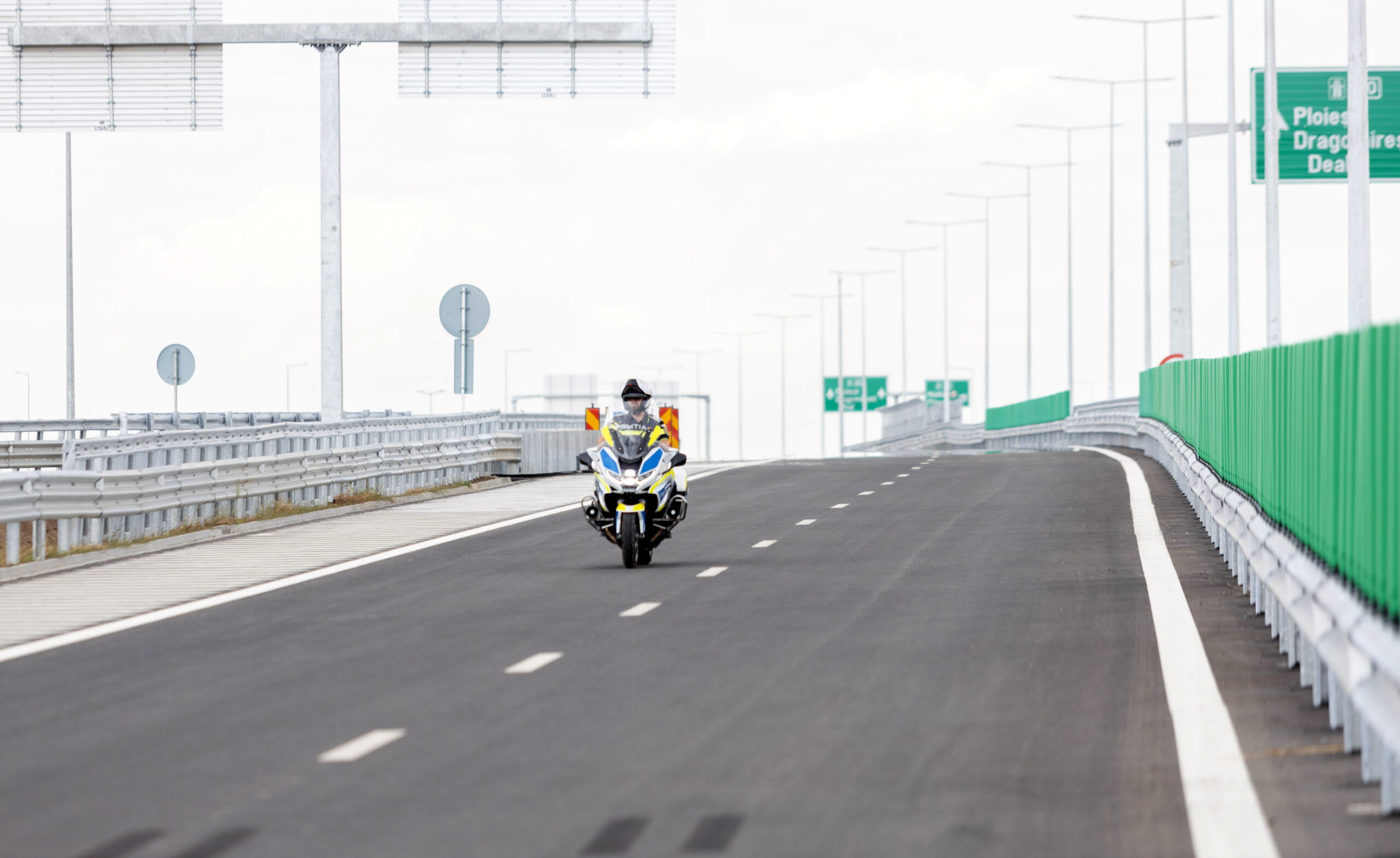 Lucrări de construcție pe autostrada A0 Nord în București