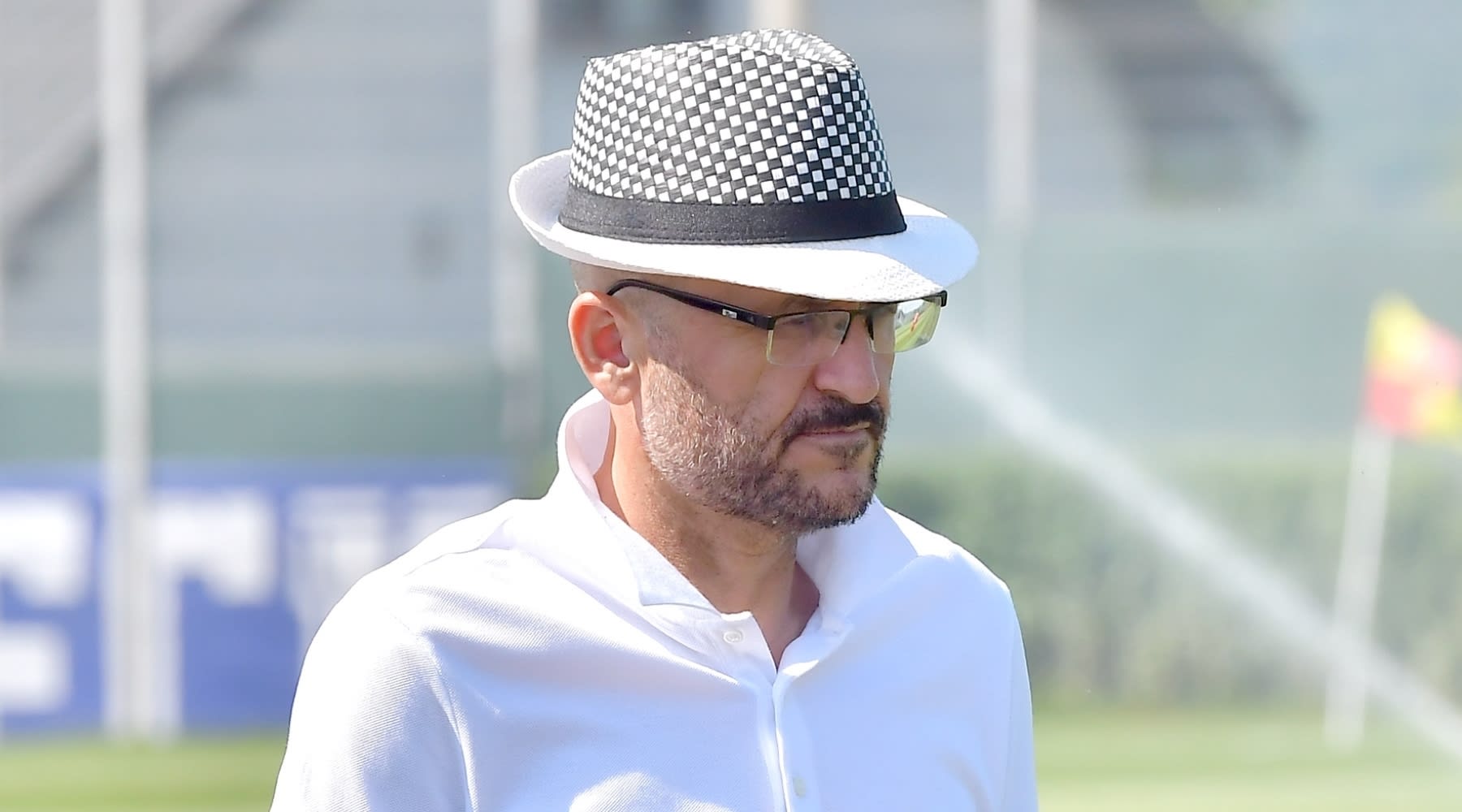 Juan Bauza în tricoul FCU Craiova, pe teren