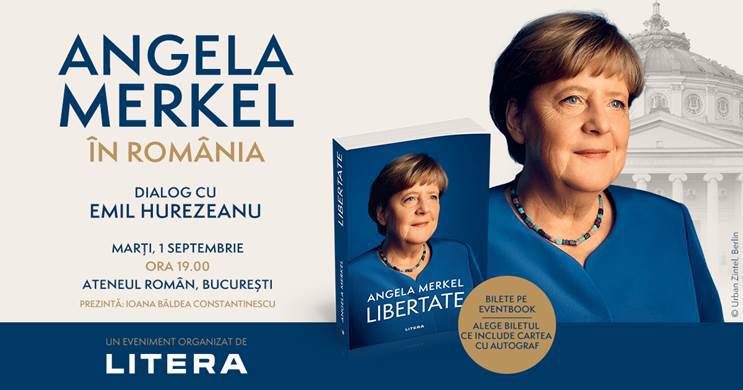 Angela Merkel în dialog la Ateneul Român, București
