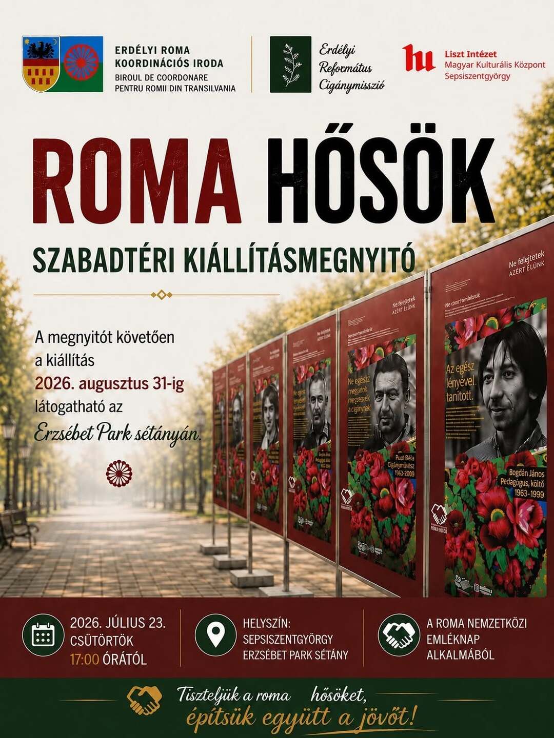 Expoziție dedicată eroilor romi în Sepsișentgyörgy Expoziție dedicată eroilor romi în Sepsișentgyörgy