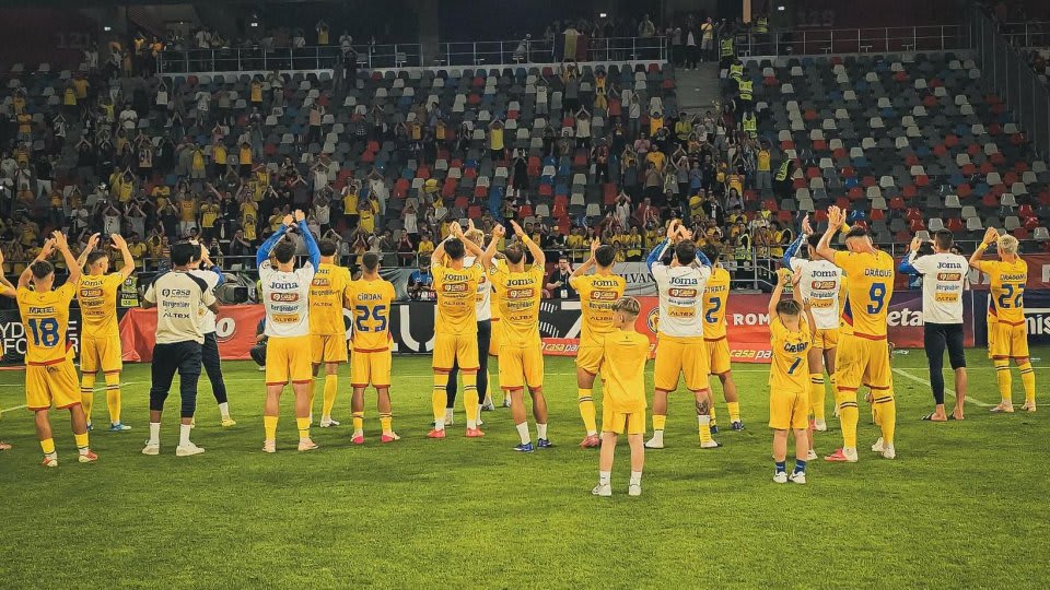 Meci de fotbal pe Arena Națională în România