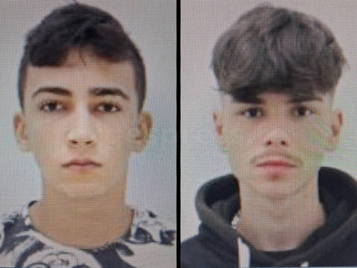 Echipaje de poliție și pompieri în acțiune pe malul râului Argeș, căutând doi tineri dispăruți