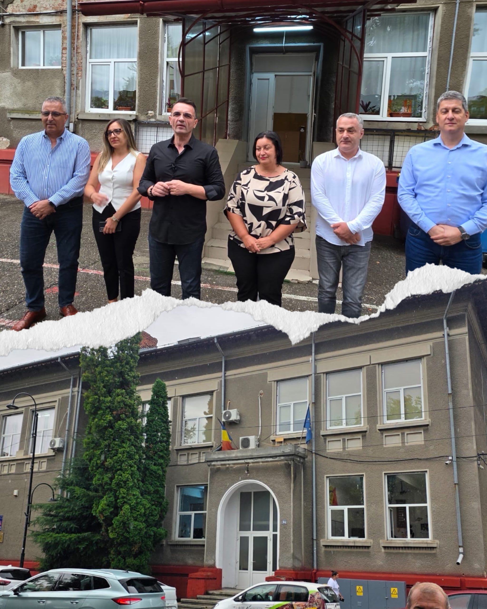 Clădire istorică a școlii Vasile Cârlova în proces de modernizare