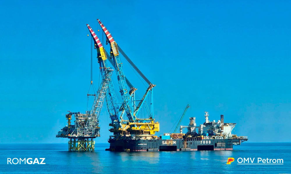 Platforma offshore Neptun Alpha în Marea Neagră, România
