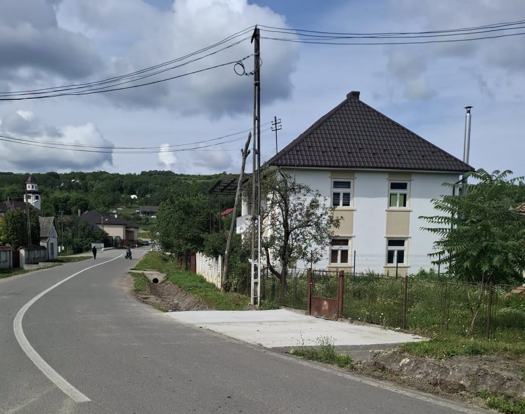 Lucrări de întreținere pe drumul județean DJ 161C în Cluj