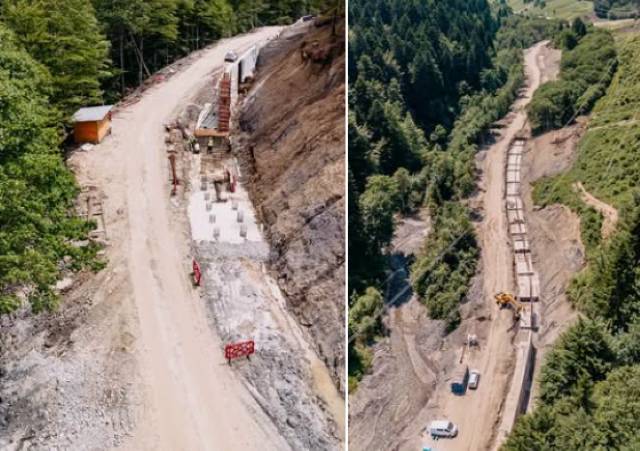 Lucrări de modernizare a drumului DJ 102I între Valea Doftanei și Săcele